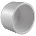 Charlotte Pipe And Foundry Charlotte Pipe & Foundry PVC021162000 4 in. Slip Schedule 40 PVC Cap 47551